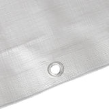 Amazon Basics Multi Purpose Waterproof Poly Tarp Cover with Grommets, 20 x 20 ft, 10MIL Thick, Brown/Silver, 1-Pack