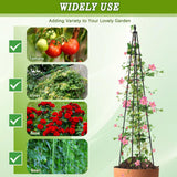 AlisisFores Garden Trellis for Climbing Plants Outdoor, 63 inch Tall,2 PCS