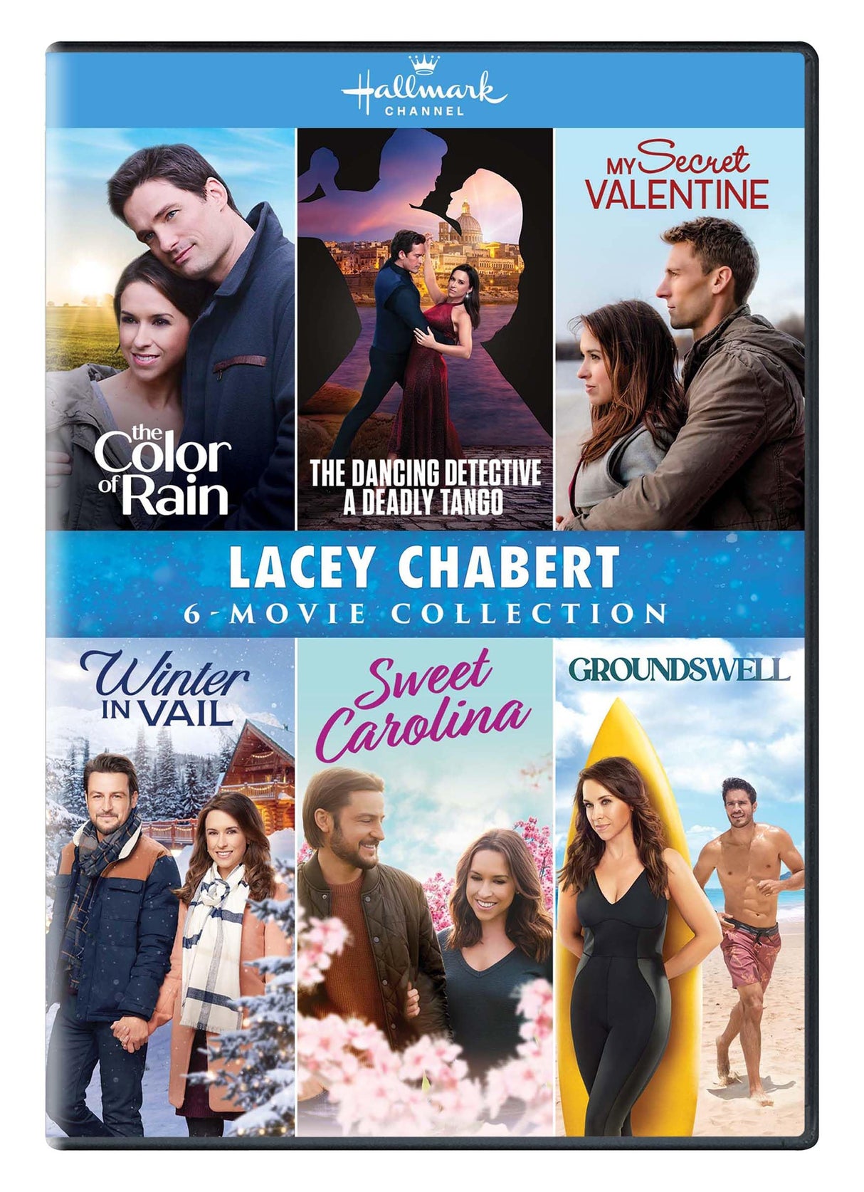 Lacey Chabert 6-Movie Romance Collection (The Color of Rain, The Dancing Detective Deadly Tango, My Secret Valentine, Winter in Vail, Sweet Carolina, Groundswell)