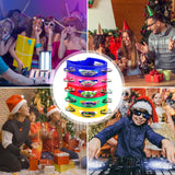 Yeshone 30 Pack Tambourine for Kids Adult Tamborines Musical Instrument Noise Makers 4 Bells Handheld Tambourines for Back to School Supplies Church Wedding Operation Christmas(Multicolors)