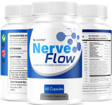 (2 Pack) Nerve Flow - Official NerveFlow Advanced Nerve Support Pills, Nerve Flow Supplement Capsules, NerveFlow Natural Pills Maximum Strength Multivitamin Advanced Formula, 120 Capsules For 2 Months