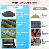 BAGAIL Weighted Vest, 5lbs/10lbs/12lbs/15lbs/20lbs/25lbs/30lbs Weight Vest with Detachable Phone Pouch, Rucking Vest for Women, Men, Walking, Weight Loss, Training, Running