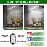 GooingTop Grow Light for Indoor Plants,Height 10-32'' with Dimming & Timer