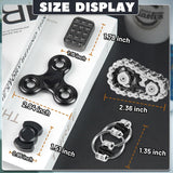 5 Pcs Fidget Toys Adults & Teen Metal Fidgets Spinner for Teens Boys Magnetic Slider Cool Gadgets Office Desk Toy Stress Relief Sensory Items Figette for Classroom Autism ADHD Anxiety Gifts