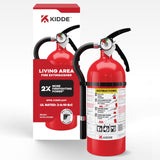 Kidde Living Area Fire Extinguisher for Home, 2-A:10-B:C, KD143-210ABC