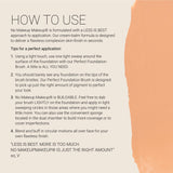 Foundation by No Makeup Makeup | Conceal & Correct with Long-Lasting, Buildable Formula & Lightweight Soft Finish | Cruelty-Free, Vegan, Fragrance-Free | Light