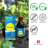 Strath Nutritional Yeast Liquid Syrup 8.4 Oz - Vegetarian, Lactose Free, Artificial Additive Free - Digestive Support, Nutrient Absorption - Unflavored Daily Supplement - Prebiotic and Postbiotic