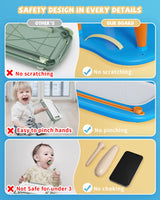 Magnetic Drawing Board, Doodle Board for Toddlers Toys Age 1-2, Magnetic Writing Board, Preschool Learning and Educational Toys for 1 2 3 Years Old Girl Boy, Gift for Birthday Christmas New Year(Blue)