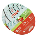 LOZLIN Diamond Blades 3-Pack 4.5" Diamond Multi-Purpose Saw Blades - Heavy Duty Angle Grinder Discs for Cutting Marble/Quartz/Stone/Tile/Metal/Plastic (Nano-Diamond, 3)