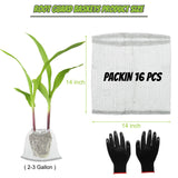 16 Pcs Gopher Baskets 3 Gallon Root Guard Proof Stainless Wire Steel Trap