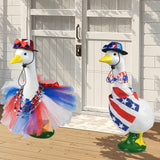 2Sets 4th of July Porch Goose Outfits-Independence Day Porch Goose Clothes