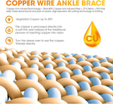 Modvel Foot & Ankle Brace Socks for Sprained Ankle Compression Sleeve - Plantar Fasciitis Relief Brace, Foot Support for pain Women & Men - Tendonitis & Arthritis Feet Sleeve, Stabilizing Ankles Wrap