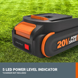 WORX 20V Battery PowerShare Lithium-ION 2.0 Ah 1 pc, WA3669