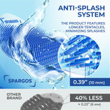 Urinal Screen Deodorizer (24 Pack) Urinal Cakes Fresh 3d Wave Anti-Splash Odor protection for Toilets in Bathroom Office Stadiums Schools with Free Gloves - 8 pcs Blue 8 pcs Yellow 8 pcs Orange