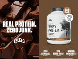Levels Grass Fed Whey Protein Powder, No Artificials, 24G of Protein, Double Chocolate, 5LB
