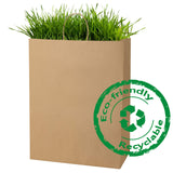 BagDream Large Paper Bags with Handles 13x7x17 Inch Kraft Brown 25 Pack