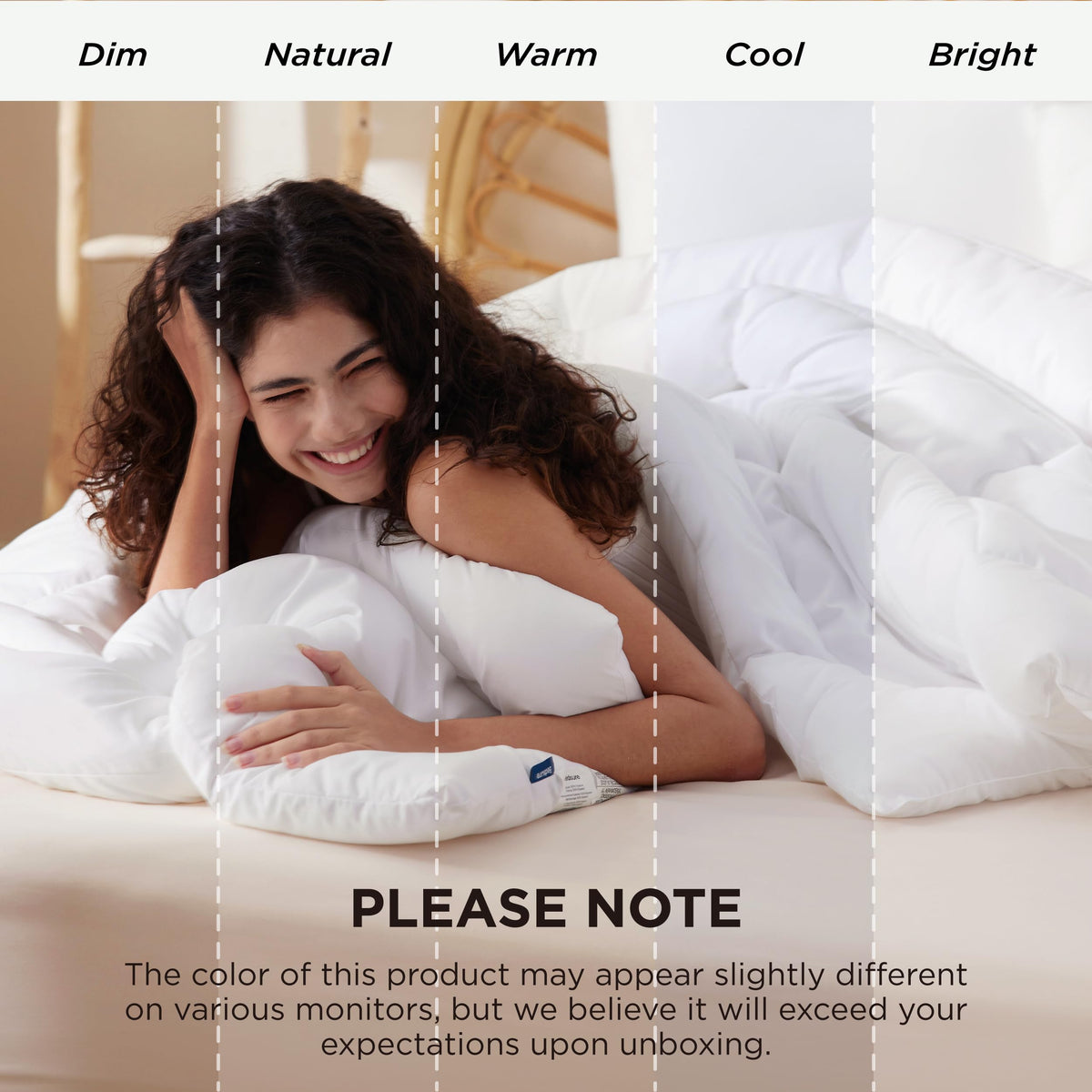 Bedsure Comforter Duvet Insert, Quilted Bedding Blanket, OEKO-TEX