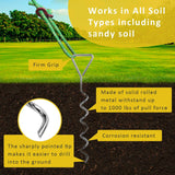 FCENDS Spiral Tree Stake Kit, Tree Stakes and Supports for Leaning Trees, Protect Trees from Bad Weather
