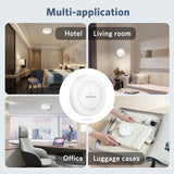 HATHEPHS Combination Smoke and Carbon Monoxide Detector Alarm, 10-Year Battery Dual Sensor Fire & CO Alarm with Large Test/Silence Button, Adhesive & Screws Included, 3-Pack