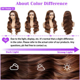 Chocolate Brown Lace Front Wig 13x6 HD Body Wave Lace Front Wigs Human Hair Pre Plucked Colored Frontal Glueless Brown Human Hair Wig for Women with Baby Hair 180 Density 26 Inch
