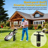 Portable Golf Hole Cutter with Detachable Handle, USGA Standard 2 Inch, 4 Inch and 6 Inch Holes Digger Tool, Golf Holes for Backyard Putting Green Hole Cutter, Lawn Garden Outdoor Practice Training