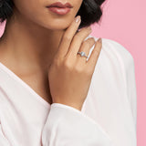 PANDORA Elevated Heart Ring, 7