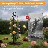 Elegant Outdoor Garden Trellis for Climbing Plants with Premium 100% Metal