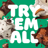 Built Bar, Puff Protein Bars, Mint Chip Puff, 17g Protein Snacks, On-The-Go Bars, Only 140 Calories, 6g Sugar, Collagen, Gluten Free, 12 Count