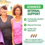 HemRid Plus Advanced Herbal Comfort Formula - 45 Veggie Capsules for Enhanced Comfort & Wellness, Featuring Horse Chestnut, Witch Hazel & More - Proudly Made in The USA