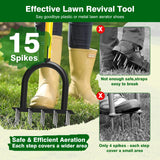 Coopvivi Lawn Aerator Tool - Grass & Soil Aerator for Lawn & Yard Care