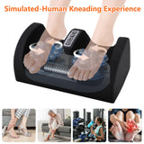 CCHYF Foot and Calf Massager Machine with Heat,Shiatsu Foot Massagers with Massage Roller,Deep Tissue Massager for Plantar Fasciitis,Circulation and Pain Relief,Best Gifts for Mom & Dad(Black)