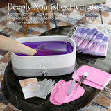 Achzzy Paraffin Wax Machine for Hands and Feet, 4000ml Paraffin Bath, Paraffin Wax Warmer with Refills, Nourishing and Moisturizing, Professional-Grade Spa Treatment for Soft and Smooth Skin