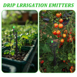 30 Pcs 12.8" Irrigation Drip Support Stakes 1/4 Inch Drip Irrigation Stakes for 1/4 Inch Drip Irrigation Tubing Hose Holder Drip Irrigation Support Stakes for Gardens Irrigation Supplies
