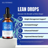 Lean Drops, Official Lean Droppers Supplement - Maximum Strength, All Natural Keto Liquid Formula to Sustain Active Lifestyle & Fitness Goals, Premium Lean Drops Advanced Reviews (2 Pack)