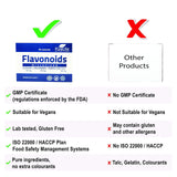 Flavonoids for 60 days Helps to Support Healthy Circulation, Veins, Capillaries, and Lymphatic Drainage- Micronized Diosmin 150mg + Hesperidin 150mg + Horse Chestnut150 mg- GMP Certificate, vegan