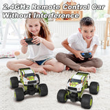 Scientoy Remote Control Car, 20KM/H Monster Truck Toys for Ages 5-7, 1:16 Scale All Terrain RC Cars for Boys & Girls Age 4-7, 2.4Ghz Off Road RC Truck, Christmas Birthday Gift for Kids