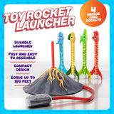 Dinosaur Toy Rocket Launcher for Kids - Birthday Toys for Kids 3-5 5-7 4-6