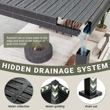 AirWire 10x12 FT Louvered Pergola Dark Gray