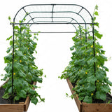 BAXAM Wide Arch Trellis 7FT Extra Tall Garden Trellis Arch – Sturdy Plastic Coated Steel Metal Arch for Garden Climbing Plants & Vegetables, Weather-Resistant Outdoor Cucumber Trellis Arch