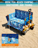 Old Bahama Bay 500lbs Love-Seat Wagon 3-in-1 Bench Wagon Seat for 2 Adults