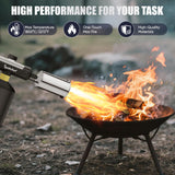 IgnitChef Propane Torch Gun with One-Touch Max Fire, Kitchen Blow Torch with a Safety Lock for Sous Vide Searing Steak, Grill, Charcoal Starter, Campfire (Propane Tank Not Included)