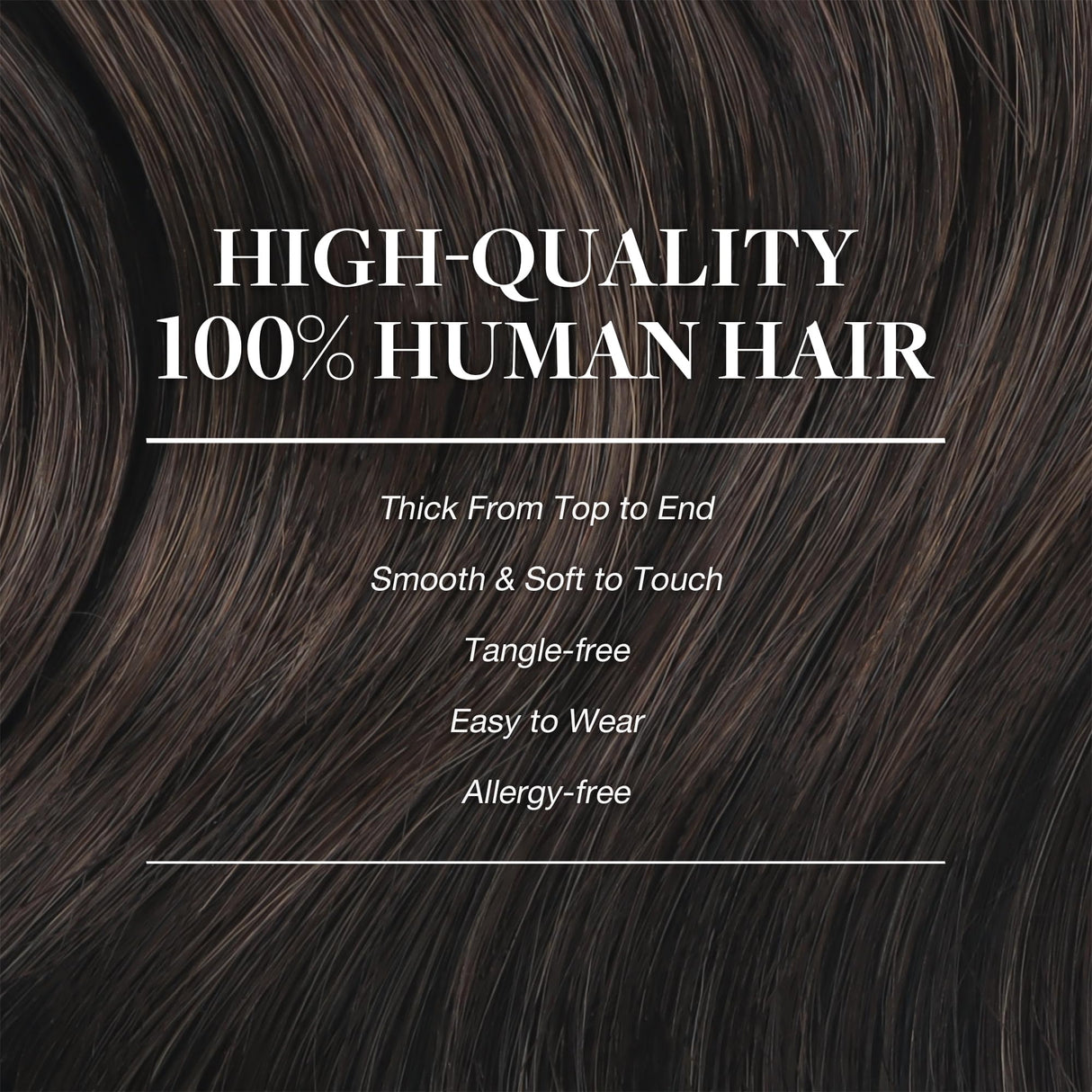 GOO GOO Clip in Hair Extensions Real Human Hair, Remy Human Hair Extensions Clip ins for Women, Natural Human Hair, 16inch 150g 9Pcs, 2 Dark Brown