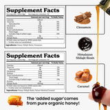 Better Alt Pure Himalayan Shilajit Sticks with Organic Honey, Saffron | Easy to Consume Shilajit| Energy Boost & Immune Support, 85+ Trace Minerals, 75%+ Fulvic Acid (Pack of 2) Classic + Caramel