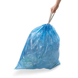 simplehuman Code Y 200 Count, Genuine Custom Fit Liners, Drawstring Trash Bags, 30 Liter / 8 Gallon, White