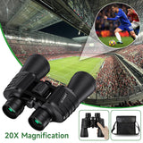 20x50 High Powered Binoculars for Adults, Waterproof Compact Binoculars with Low Light Vision for Bird Watching Hunting Camping Travel Cruise Hiking Sports Stargazing, Christmas Birthday Gifts for Men