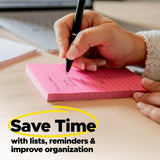 Post-it Super Sticky Notes, 3 x 3 in, Neon Fizz, 24 Pads, 70 Sheets/Pad