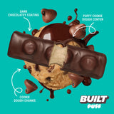 Built Bar, Puff Protein Bars, Cookie Dough Chunk Puff, 15g Protein Snacks, On-The-Go Bars, Only 160 Calories, 8g Sugar, Collagen, Not Gluten Free, 12 Count