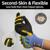 Schwer PRO-SKIN Impact Gloves with ANSI A4 Cut Reistant Protection, Flexible and Comfortable Work Gloves with Grip，Touchscreen, Used for Oil and Gas E&P，Mechanic, Construction, XL, PM3900-T