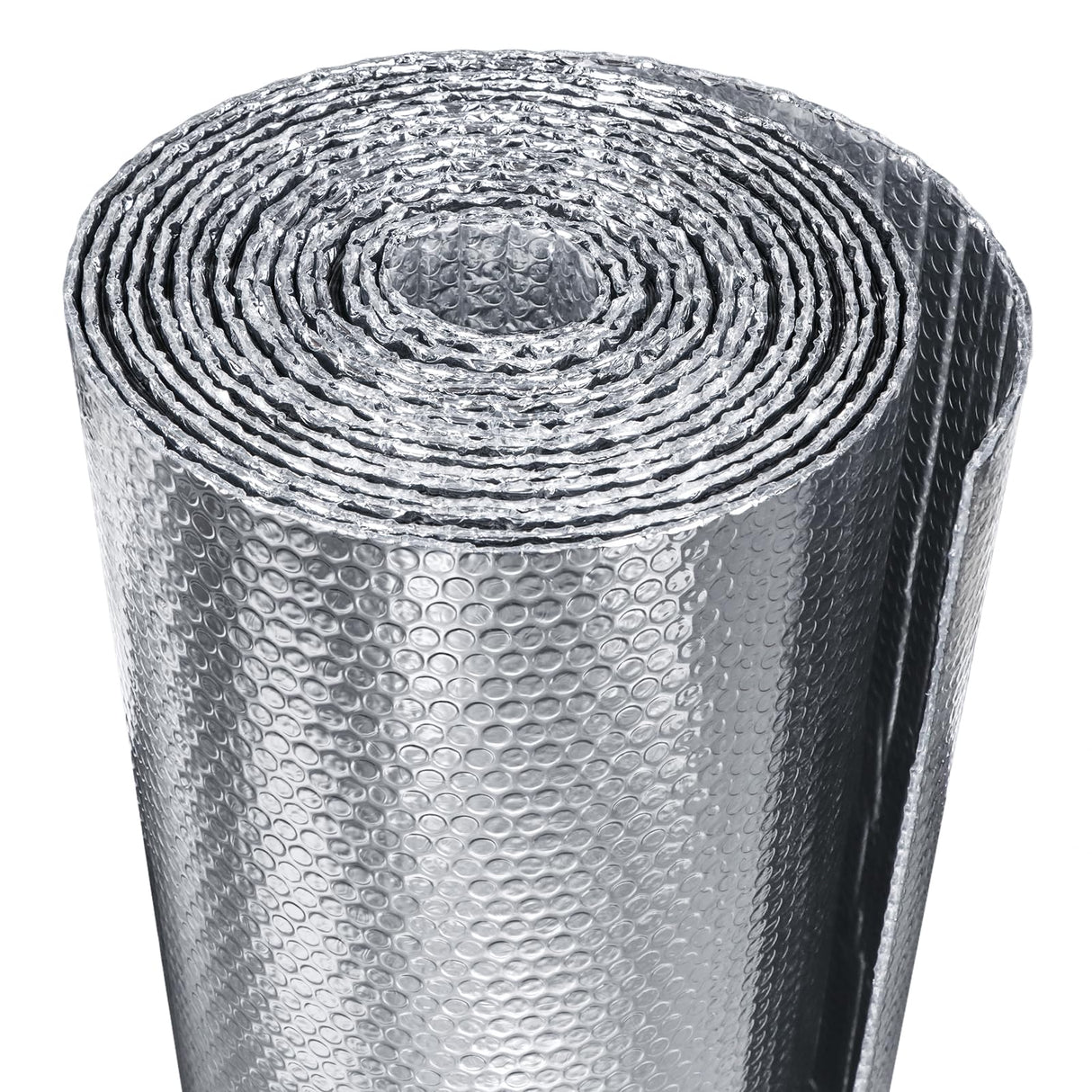 AGHITG Reflective Insulation Foam,48" x 10 Ft Window Insulation for Summer Heat,Aluminum Foil Bubble Insulation Roll for Keep Heat,Window Insulation Kit for RV, Thermal Insulation Cover for Window.