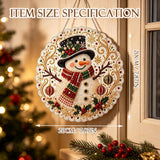 MTZK 2PCS Christmas Pearl Diamond Painting Suncatcher Kit，DIY Craft, Beaded Acrylic Craft Set for Adults & Teens, Creative Xmas Tree Pendant Gift